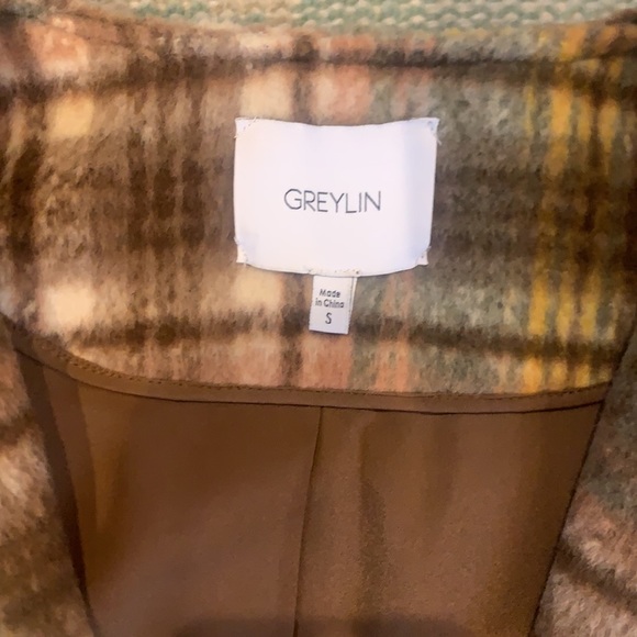 Greylin Lawrence plaid Shacket with pockets - Picture 4 of 10